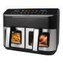 Gastroback Duo Family Doppia 9 L Indipendente 2900 W Friggitrice ad aria calda Nero, Acciaio inox (42586)