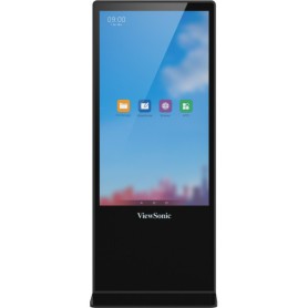 Viewsonic EP5542T visualizzatore di messaggi Design totem 139,7 cm (55") LED 450 cd/m² 4K Ultra HD Nero Touch screen Android 8.