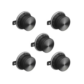 Gaggenau CKG450000 - Manopole, set da 5 Bavagli neri serie 400 per VG 491. Controllo elettronico. La consegna include 5 gag.