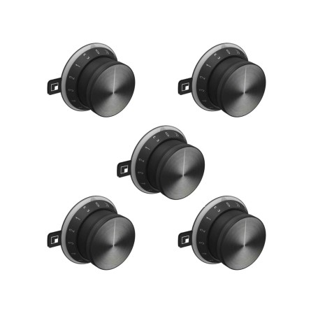 Gaggenau CKG450000 - Manopole, set da 5 Bavagli neri serie 400 per VG 491. Controllo elettronico. La consegna include 5 gag.