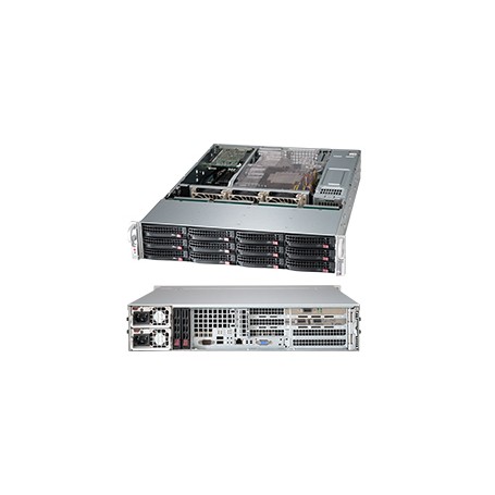 Supermicro CSE-826BA-R920WB computer case Supporto Nero 920 W (CSE-826BA-R920WB)