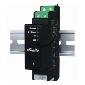 Shelly Wave Pro Shutter accessorio saracinesca/persiana Controllo della tapparella Nero (Shelly_W_Pro_Shutter)