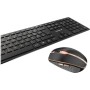 CHERRY DW 9100 SLIM tastiera RF senza fili + Bluetooth Pan Nordic Nero (JD-9100PN-2)