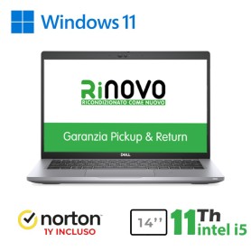 RINOVO DELL NB REFURBISHED LATITUDE 5420 i5-11X00 DDR4 16GB SSD 256GB 14"  W11P NO DVD GRADE A 1Y + (RN42532316)