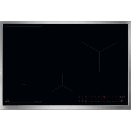 AEG OIO84B00XB Piano cottura a induzione, vetro nero, 80 cm, Flex, serie 6000