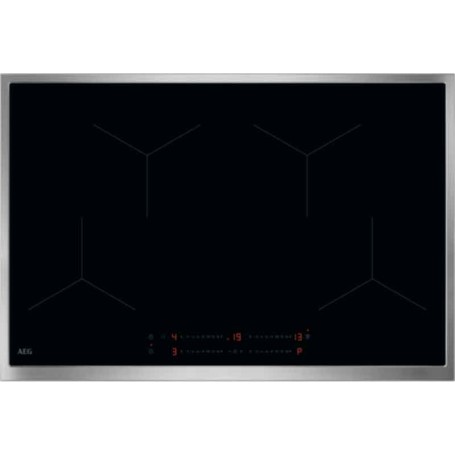AEG OIO84A00XB Piano cottura a induzione, vetro nero, 80 cm, Flex, serie 5000