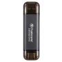 Transcend ESD310C Tecnologia Thunderbolt 256 GB Da USB tipo A a USB tipo C USB 3.2 Gen 2x2 Nero (TS256GESD310C)