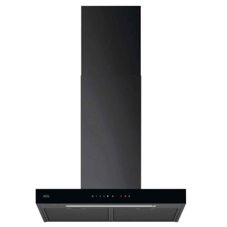 AEG NDB6761HB Cappa aspirante di design a parete , nera, 60 cm