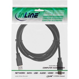 InLine 2.0m USB 3.0 cavo USB USB 3.2 Gen 1 (3.1 Gen 1) USB A (35220)