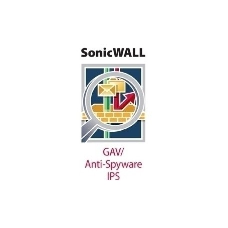 SonicWall Gway AntiVirus/Spyware + IPS Sicurezza antivirus 3 anno/i (01-SSC-6167)