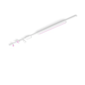 Philips Hue White and Color ambiance Perifo set con 3 cilindri a sospensione e barra luminosa lineare Smart Bianco (8719514407824)