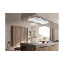 Franke FCMY 120 C WHG A AH Mythos Air Hub Cappa a soffitto cm. 120 - cristallo bianco (350.0679.885)