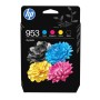 HP Confezione da 4 cartucce di inchiostro nero, ciano, magenta, giallo originali 953 (6ZC69AE#LS1)