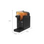 Unold Slush-Eismaschine Stella 48949 Gelatiera compressore 190 W Nero