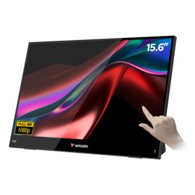 Verbatim Portable 15.6" FHD Touch Monitor LIGHT Monitor portatile Nero 39,6 cm (15.6") LCD 1920 x 1080 Pixel (32402)