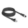DeLOCK 80591 cavo di rete Nero 3 m Cat5e S/FTP (S-STP)