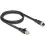 DeLOCK 80589 cavo di rete Nero 1 m Cat5e S/FTP (S-STP)