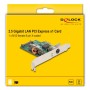 DeLOCK 90760 scheda di rete e adattatore Interno Ethernet 2500 Mbit/s