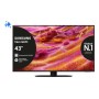 Samsung Neo QLED AI TV 43" QE43QN90FATXZT 4K Mini LED, Processore NQ4 AI Gen3, 4K AI Upscaling Pro, Motion Xcelerator 165Hz, Neo