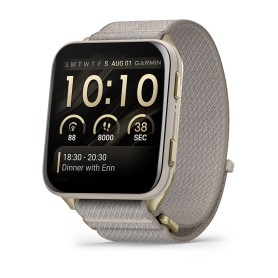 Garmin Venu X1 5,08 cm (2") AMOLED Digitale 448 x 486 Pixel Touch screen Oro, Titanio Wi-Fi GPS (satellitare) (010-02980-09)