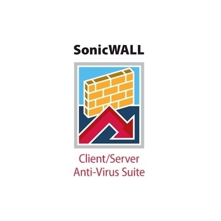 SonicWall Client/Server Anti-Virus Suite - Subscription license ( 2 years ) - 10 users (01-SSC-6981)
