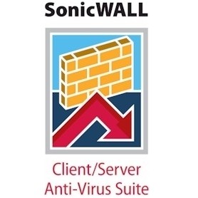 SonicWall Client/Server Anti-Virus Suite - Subscription license ( 2 years ) - 25 users (01-SSC-6982)