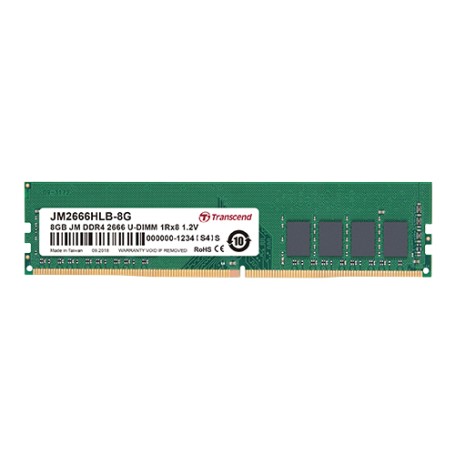 Transcend JetRam JM2666HLB-8G memoria 8 GB 1 x 8 GB DDR4 2666 MHz (JM2666HLB-8G)