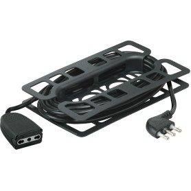 bticino 2528N prolunghe e multiple 5 m 1 presa(e) AC Interno Nero (2528N)