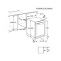 AEG NSW8D826GT Serie 8000 Perfect Shelving Cantina vini da incasso cm. 60 h. 72 - 40 bottiglie - nero opaco