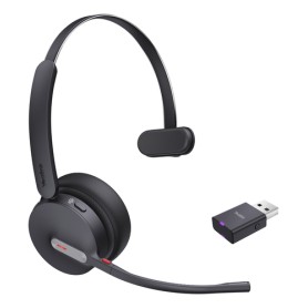 Yealink WH64 Hybrid Mono Teams Auricolare Wireless A Padiglione Ufficio Micro-USB Bluetooth Nero (WH64MONOTEAMSHB)