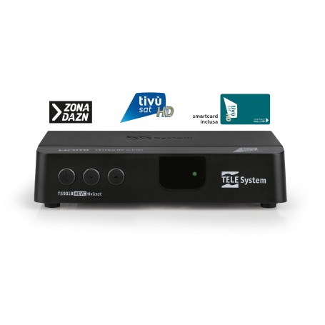 TELE System TS9018HEVC Cavo, Ethernet (RJ-45) Full HD Nero (58010097)