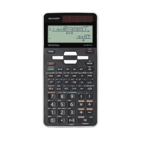 Sharp SH-ELW531TG calcolatrice Tasca Calcolatrice con display Nero, Bianco (SH-ELW531TGWH)