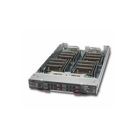 Super Micro Supermicro SuperBlade SBI-7228R-T2X - Cluster - Blade - zweiweg - RAM 0MB 6,4 cm (2.5") - kein HDD - AST2400 - GigE,