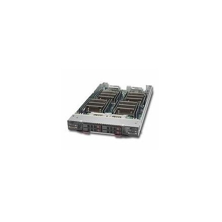 Super Micro Supermicro SuperBlade SBI-7228R-T2X - Cluster - Blade - zweiweg - RAM 0MB 6,4 cm (2.5") - kein HDD - AST2400 - GigE,
