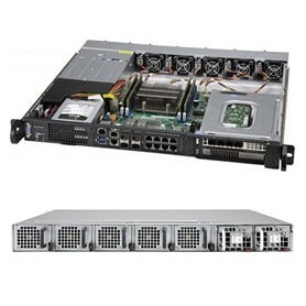 Supermicro SYS-1019D-4C-RDN13TP+ sistema barebone per server Intel SoC BGA 2518 Rack (1U) Nero