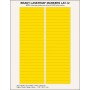 Brady LaserTab Giallo Etichetta per stampante autoadesiva (029793)