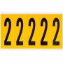 Brady 1560-2 etichetta autoadesiva Rettangolo Permanente Nero, Giallo 125 pz (097092)