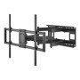 Manhattan 462358 Supporto TV a parete 3,05 m (120") Nero