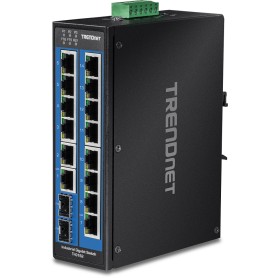 Trendnet TI-G162 switch di rete Gigabit Ethernet (10/100/1000) Nero (TI-G162)