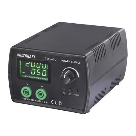 VOLTCRAFT CSP-400 Wechselspannungs-Labornetzgerät, einstellbar 1 - 20 V/AC 1 - 2 A 40 W Netz- und Akkubetrieb Anzahl Ausgänge  (VC-17192785)