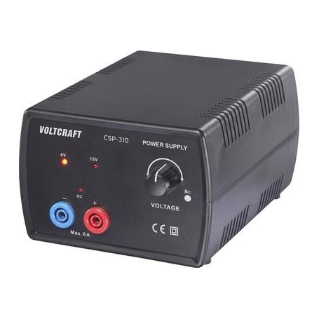 VOLTCRAFT CSP-310 Labornetzgerät, einstellbar 6 V/DC, 12 V/DC 2 - 6 A 72 W Netz- und Akkubetrieb Anzahl Ausgänge 1 x (VC-17192 (VC-17192780)