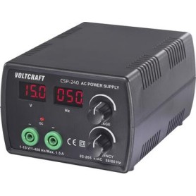VOLTCRAFT CSP-240 Labornetzgerät, einstellbar Wechselspannung 1 - 15 V/AC 1.5 A (max.) 22.5 W Frequenzregelung Anzahl Ausgänge (VC-17192765)