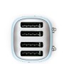 Smeg Tostapane 50's Style – Azzurro LUCIDO 4x4 – TSF03PBEU