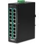 Trendnet TI-PG160 switch di rete Non gestito Gigabit Ethernet (10/100/1000) Supporto Power over Ethernet (PoE) Nero (TI-PG160)