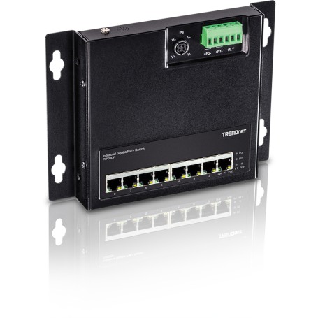 Trendnet TI-PG80F switch di rete Non gestito Gigabit Ethernet (10/100/1000) Supporto Power over Ethernet (PoE) (TI-PG80F)