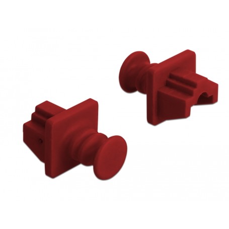 DeLOCK 86510 copertura antipolvere per porta 10 pz RJ-45