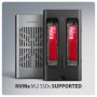 Axagon EEM2-20GD docking station per unità di archiviazione USB 3.2 Gen 2 (3.1 Gen 2) Type-C Nero, Grigio