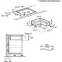 AEG CC8454CKIT , Piano con cappa aspirante CCE84543CB incl. kit di ricircolo M2CKCF01C, vetro nero, 80 cm