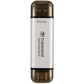 Transcend ESD310 512 GB Da USB tipo A a USB tipo C 3.2 Gen 2 (3.1 Gen 2) Argento (TS512GESD310S)