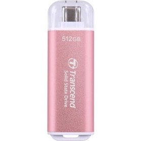 Transcend ESD300 512 GB USB tipo-C 3.2 Gen 2 (3.1 Gen 2) Rosa (TS512GESD300P)